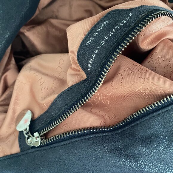 Stella Mccartney Falabella Fold-Over Tote Bag in Black - Picture 11 of 11